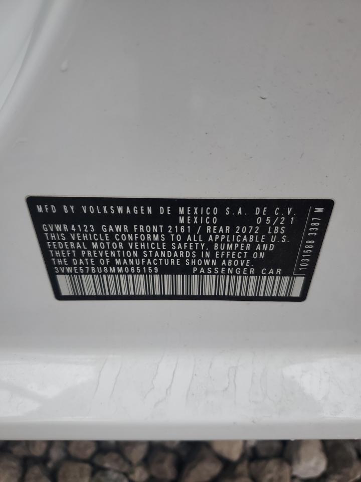 2021 Volkswagen Jetta Sel VIN: 3VWE57BU8MM065159 Lot: 86198444