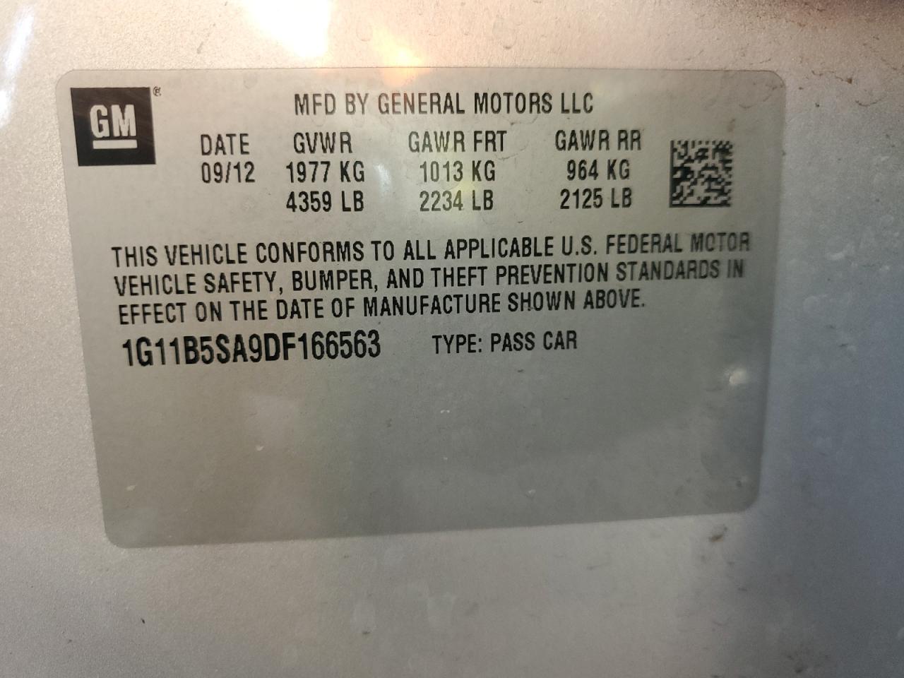 2013 Chevrolet Malibu - Image 14