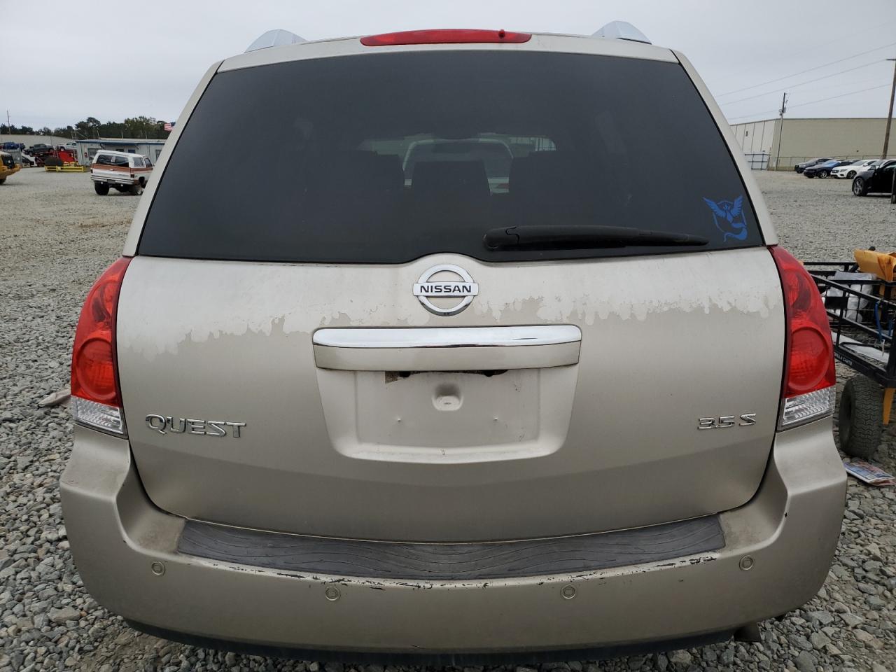 2007 Nissan Quest S VIN: 5N1BV28U07N116577 Lot: 83698144