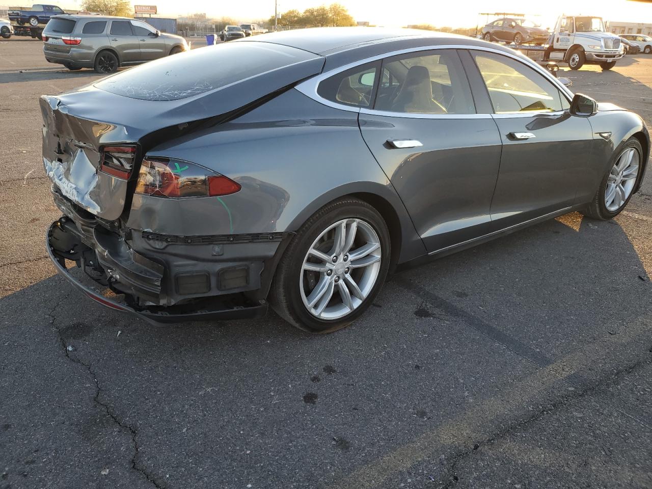 VIN 5YJSA1AG6DFP08770 2013 TESLA MODEL S no.3