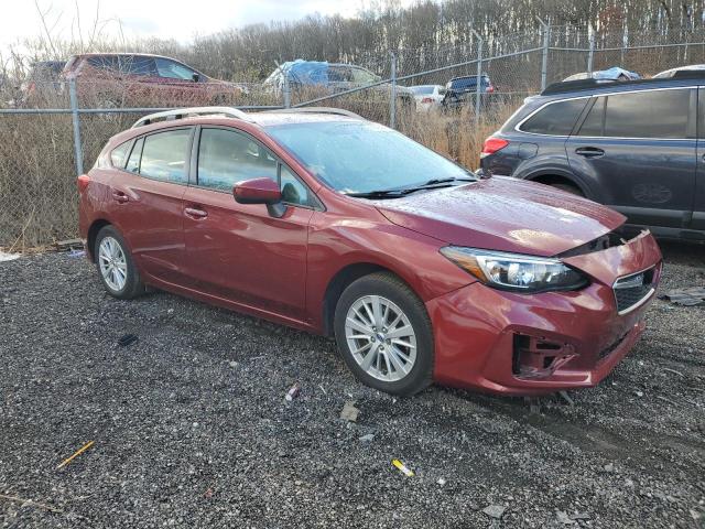  SUBARU IMPREZA 2017 Красный