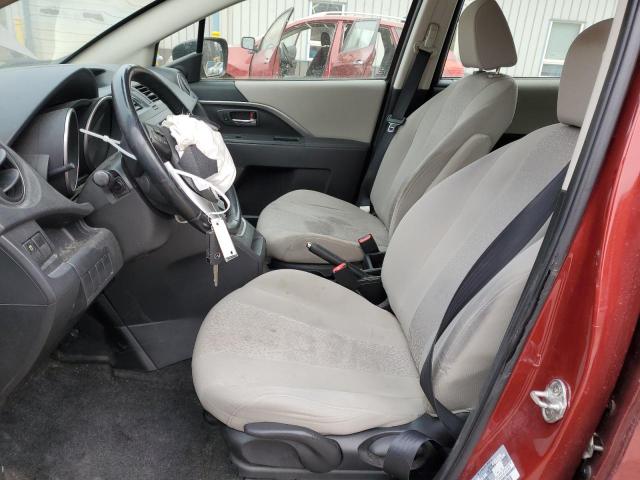  MAZDA 5 2012 Czerwony