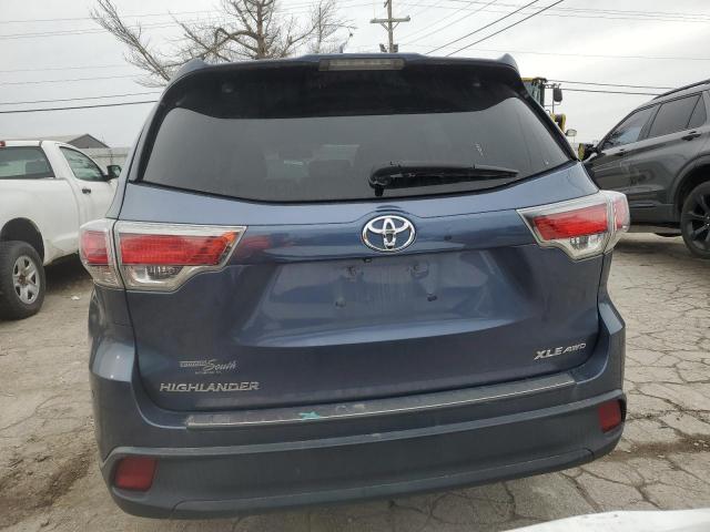 Parquets TOYOTA HIGHLANDER 2015 Blue