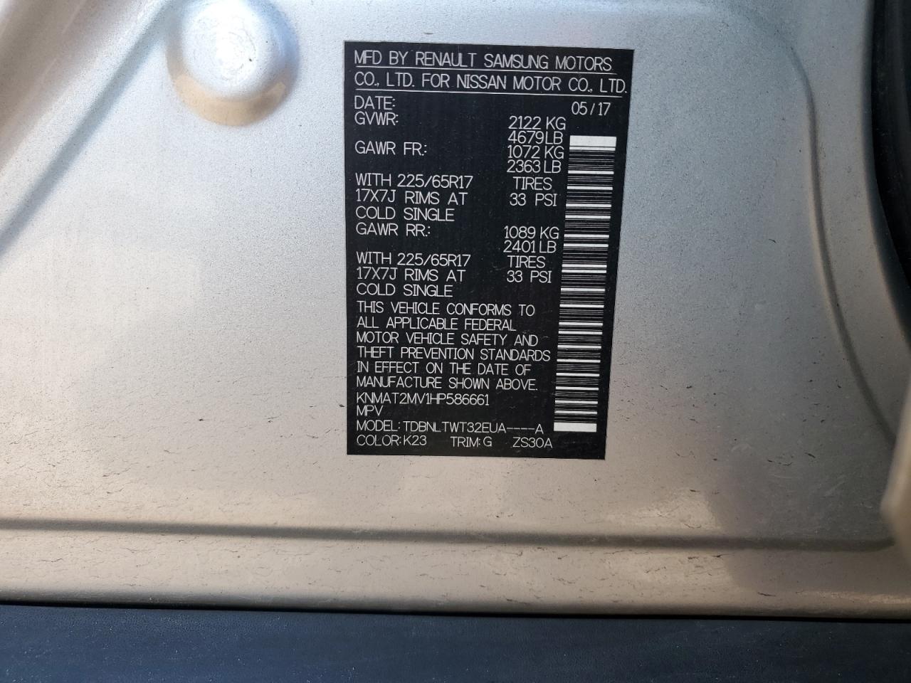 2017 Nissan Rogue - Image 14