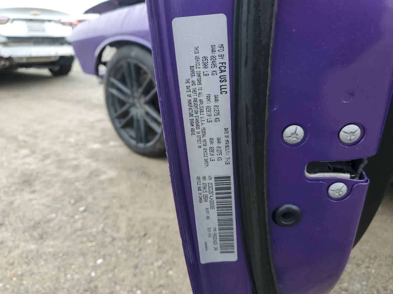 2018 Dodge Challenger R/T VIN: 2C3CDZBT4JH326365 Lot: 85113914