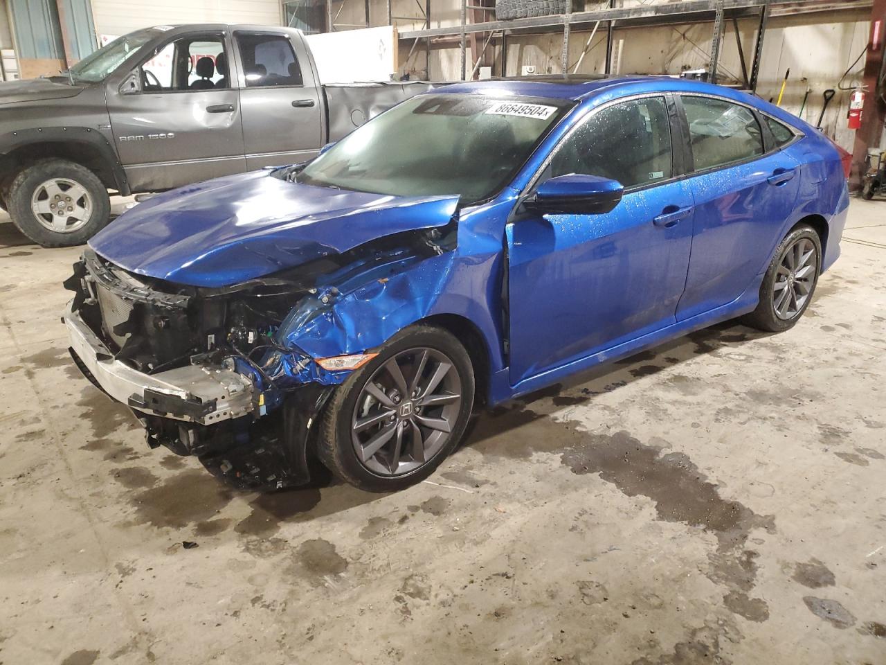 2021 Honda Civic Ex на продаже в Eldridge, IA - Front End