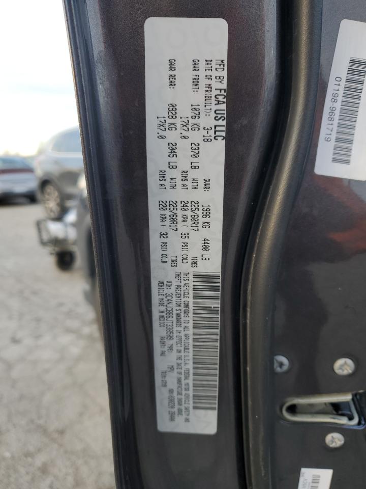 2018 Jeep Compass Latitude VIN: 3C4NJCBB6JT338509 Lot: 84377394