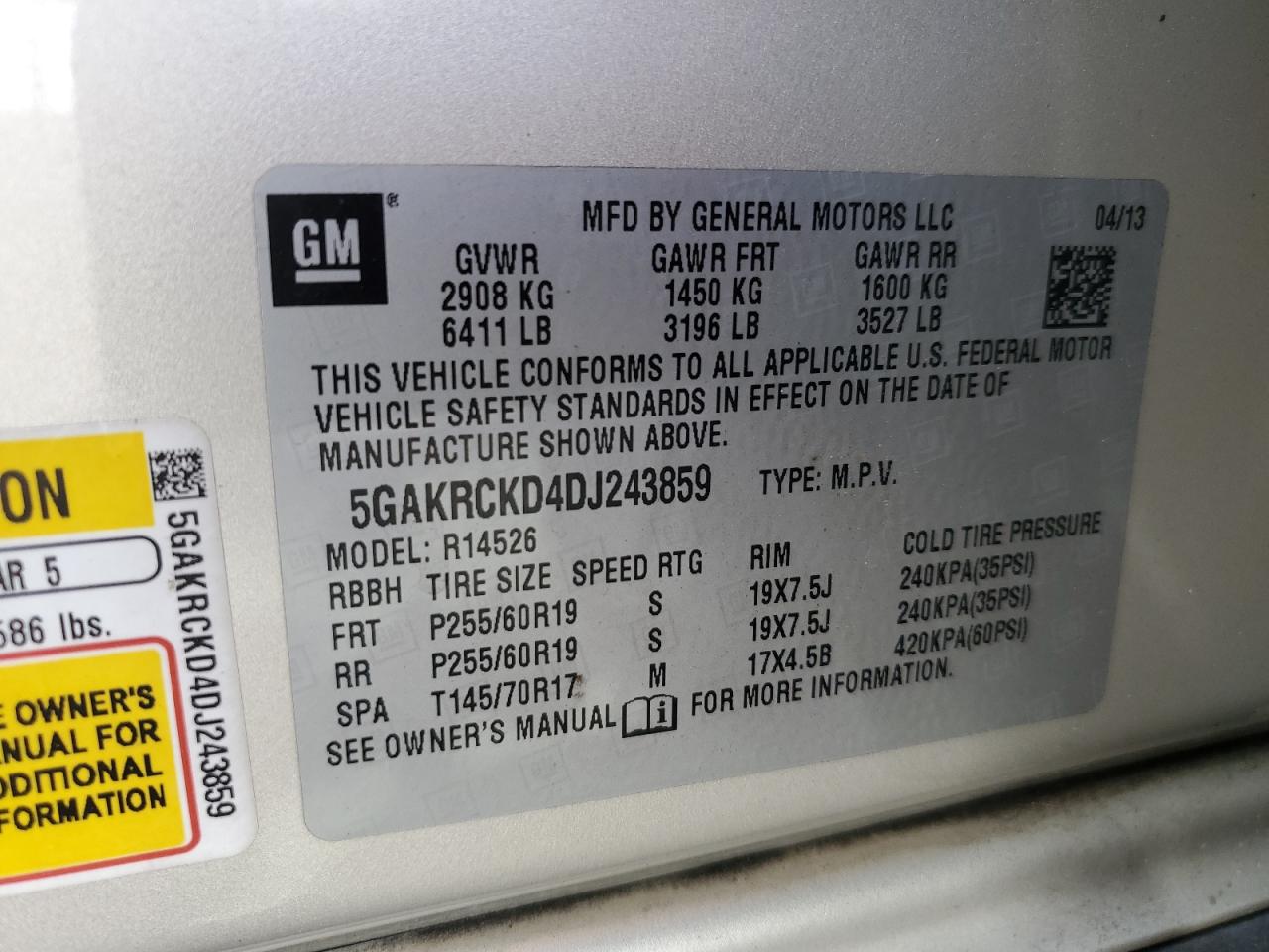 2013 Buick Enclave - Image 13