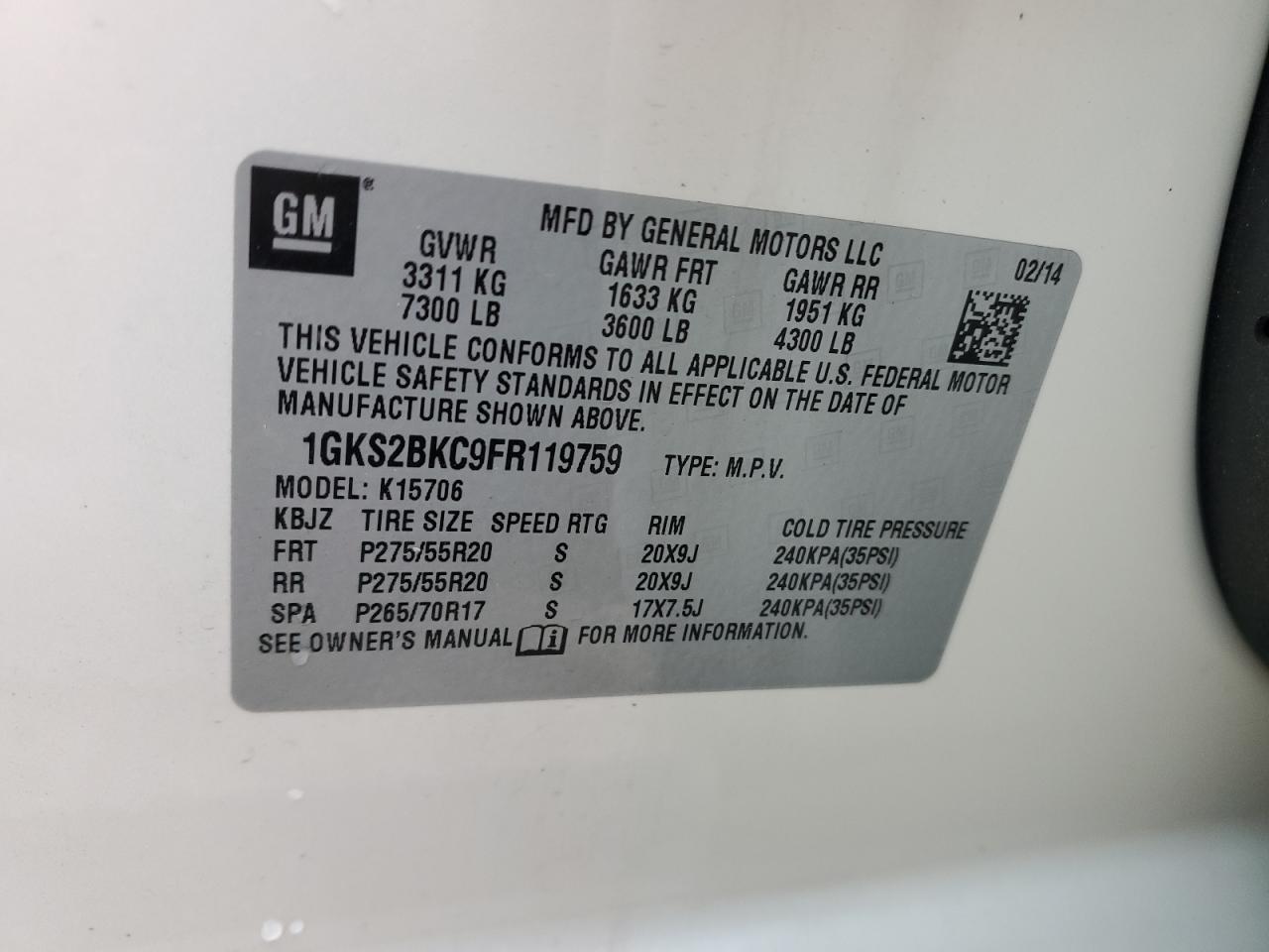 2015 GMC Yukon - Image 13