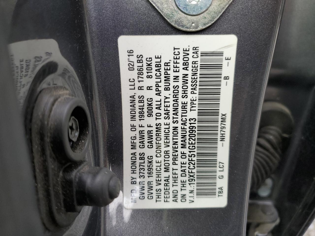 2016 Honda Civic - Image 14