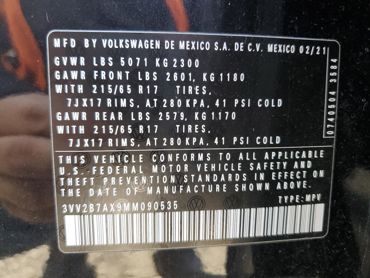 2021 Volkswagen Tiguan - Image 15
