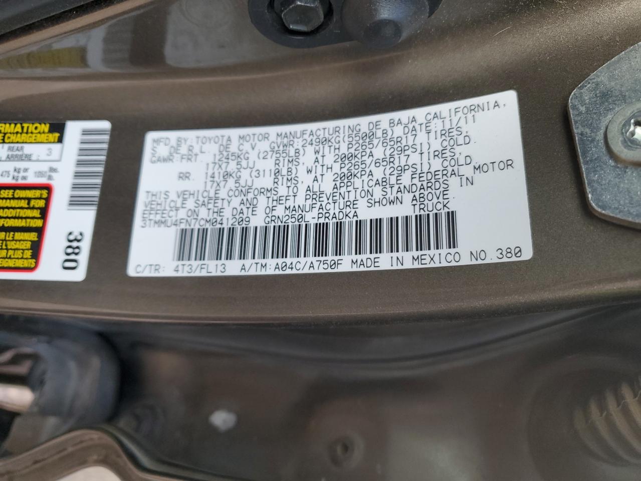 2012 Toyota Tacoma - Image 12