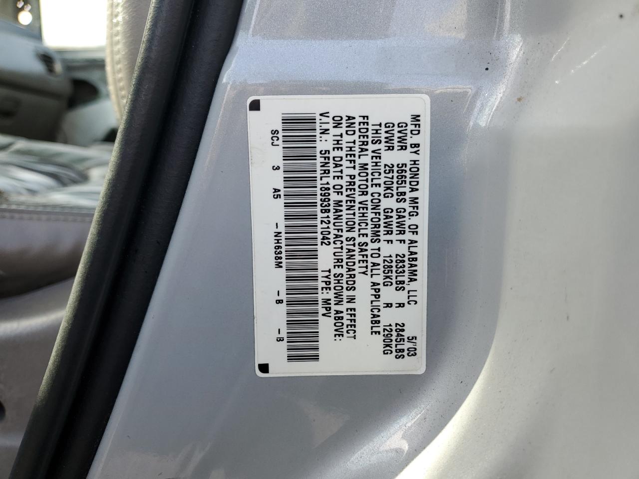2003 Honda Odyssey - Image 14