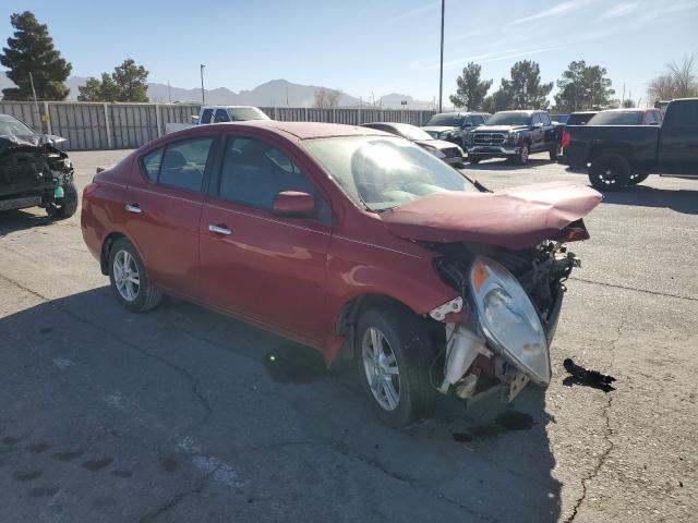  NISSAN VERSA 2014 Красный