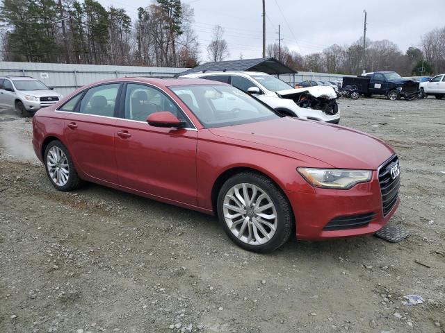  AUDI A6 2014 Czerwony