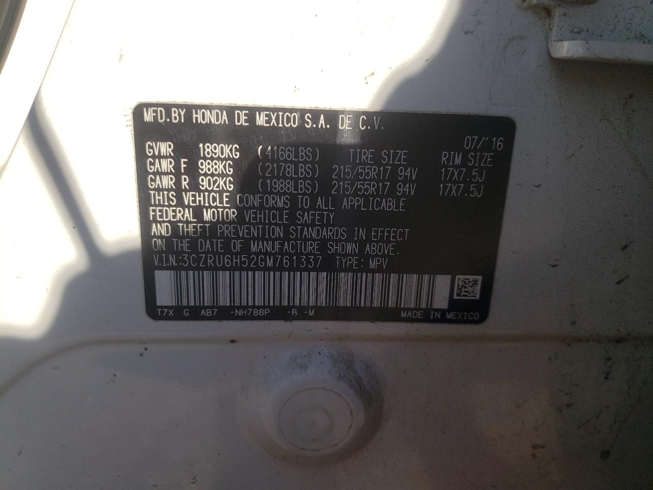 2016 Honda HR-V - Image 13