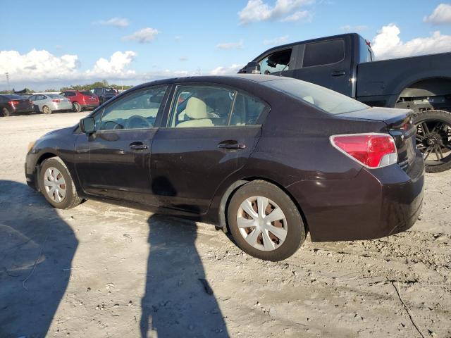  SUBARU IMPREZA 2012 Бургунді