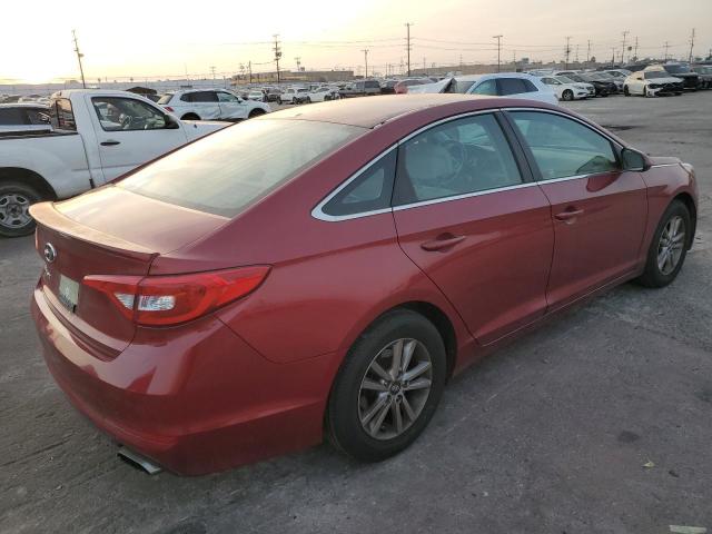  HYUNDAI SONATA 2016 Красный