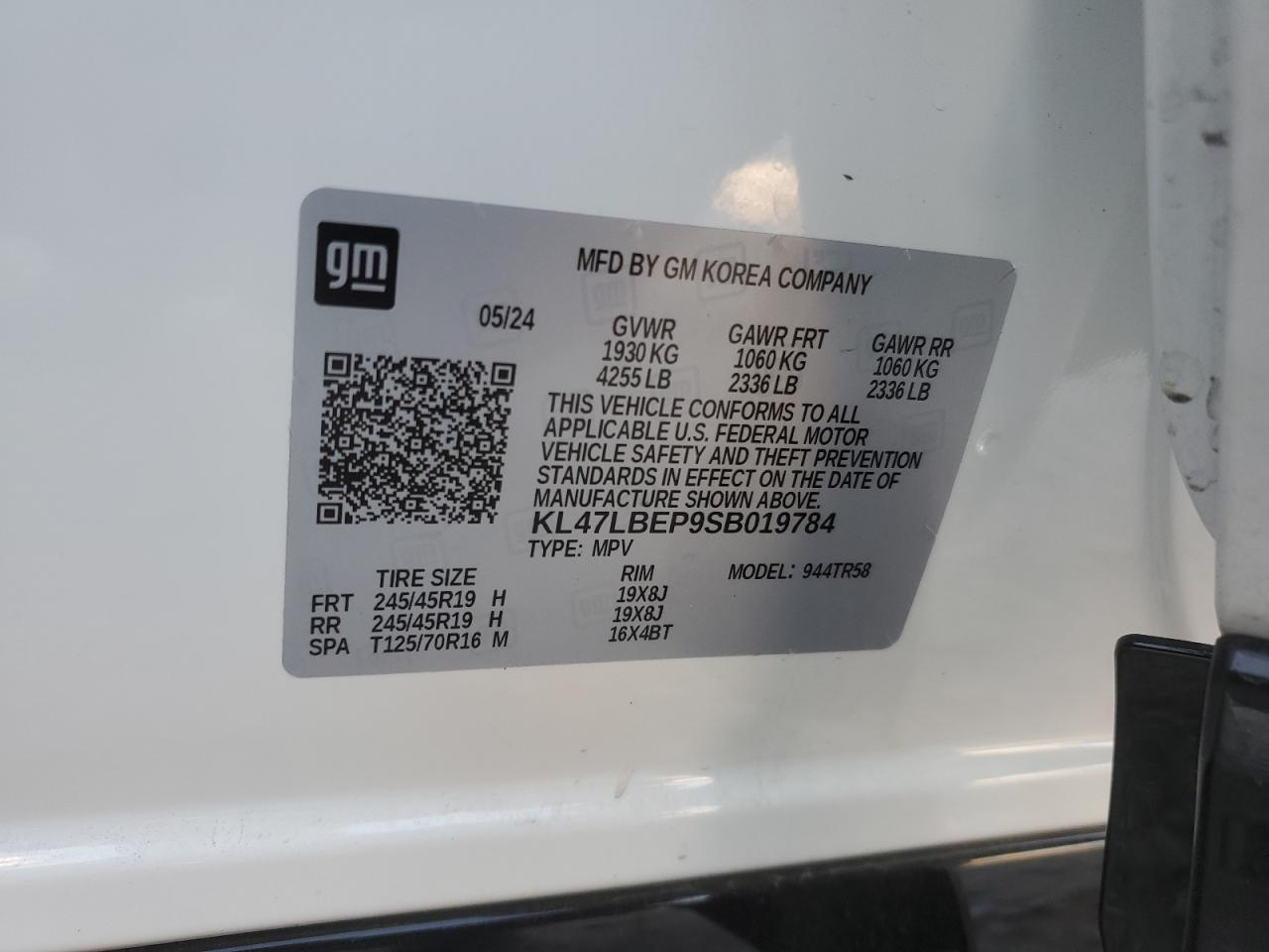 2025 Buick Envista Sport Touring VIN: KL47LBEP9SB019784 Lot: 82774194