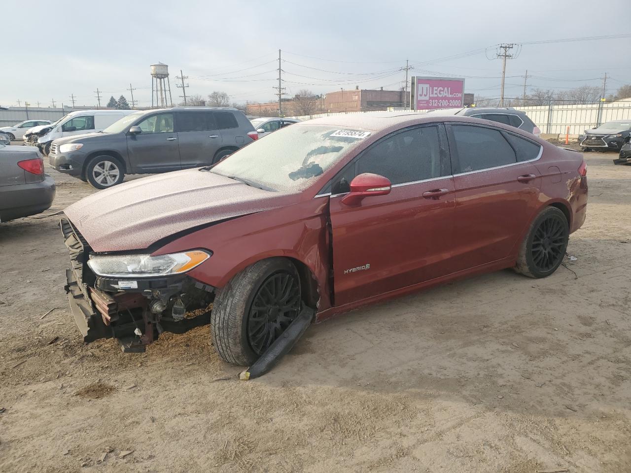 VIN 3FA6P0LU4ER146256 2014 FORD FUSION no.1