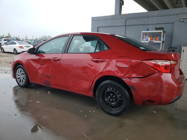  TOYOTA COROLLA 2017 Red