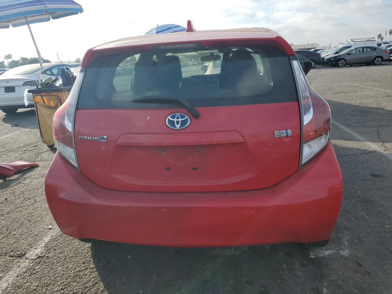 VIN JTDKDTB38G1133552 2016 TOYOTA PRIUS no.6