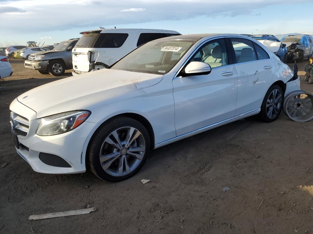 55SWF4KB8FU058168 2015 MERCEDES-BENZ C CLASS - Image 1
