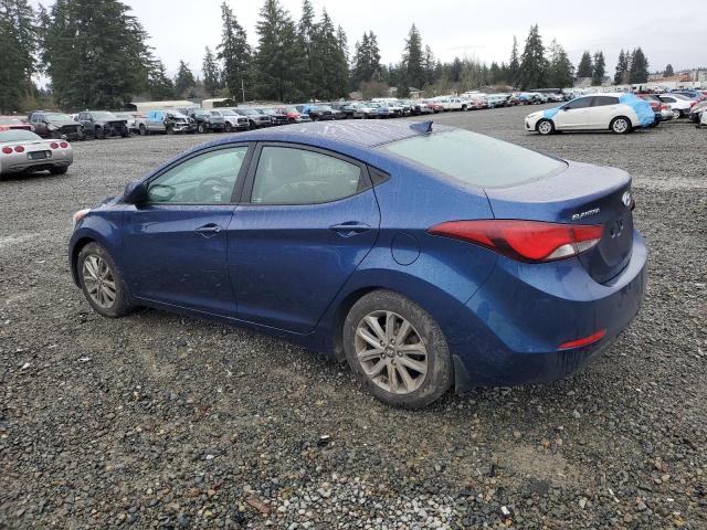  HYUNDAI ELANTRA 2016 Blue