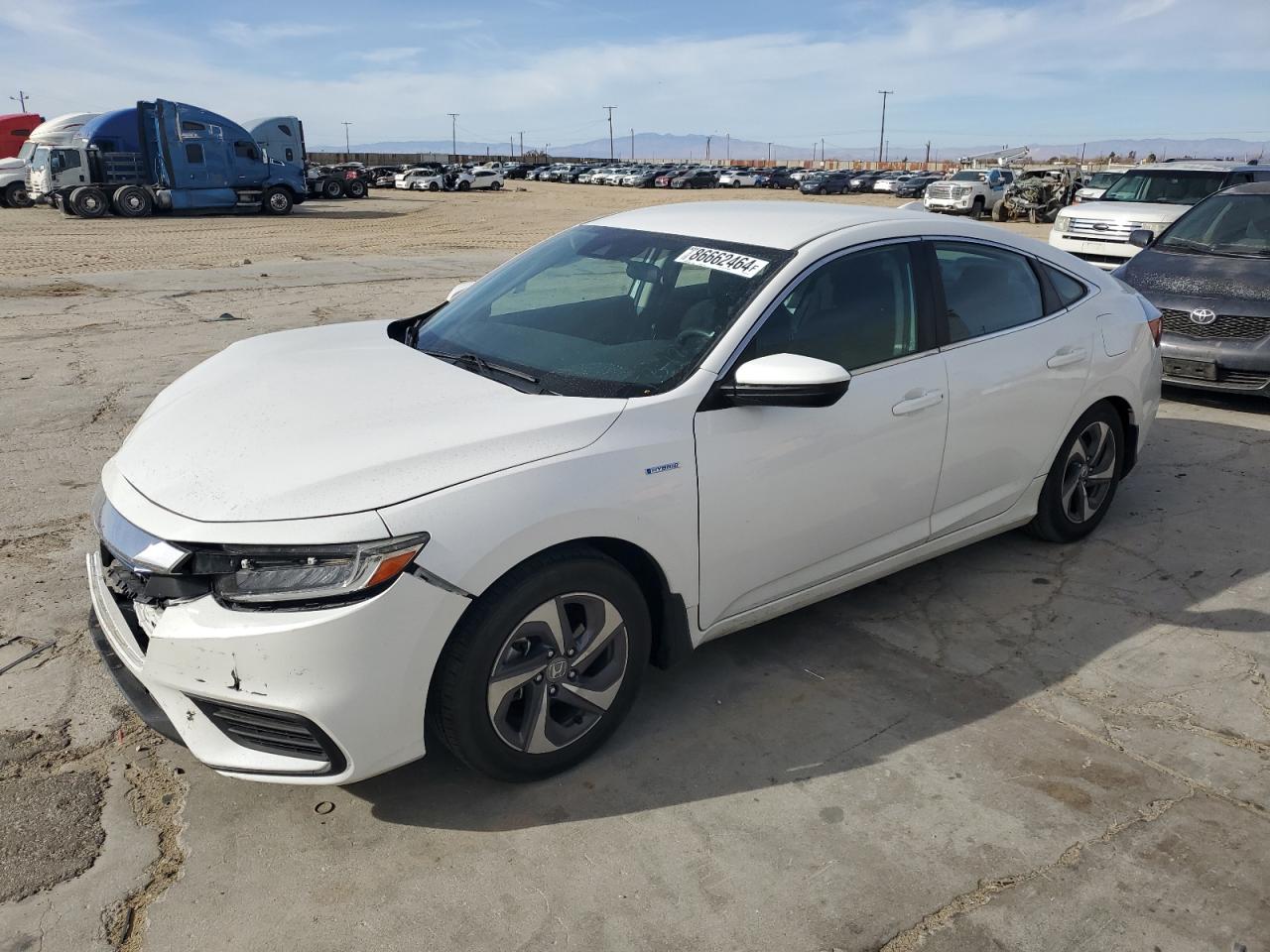 2019 Honda Insight Lx იყიდება Sun Valley-ში, CA - Front End