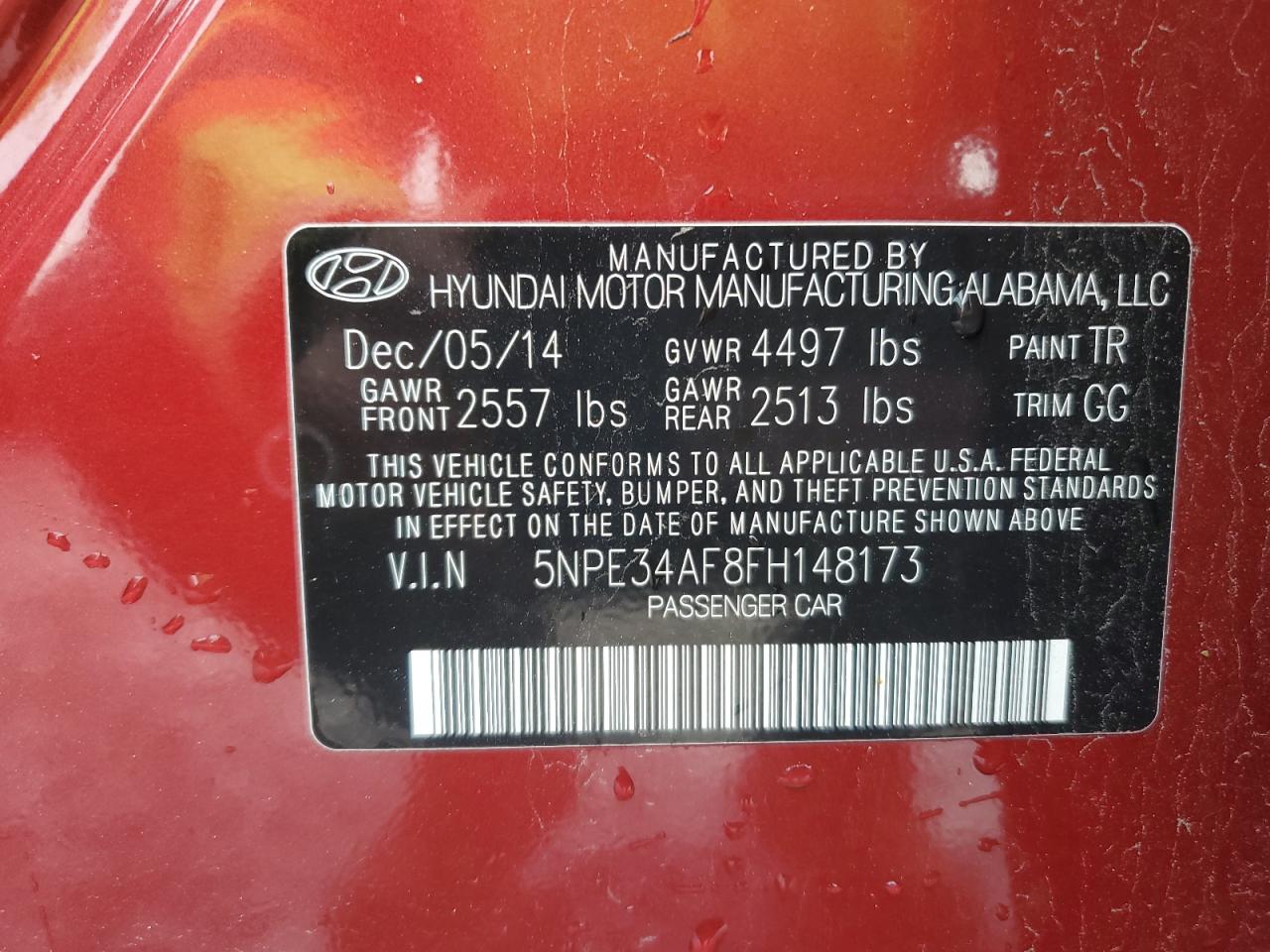 2015 Hyundai Sonata - Image 12