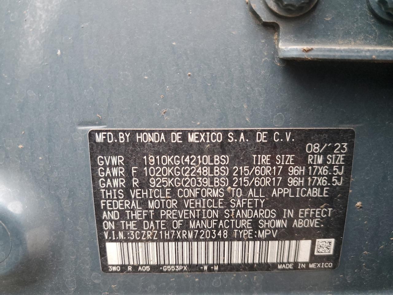 2024 Honda HR-V - Image 12