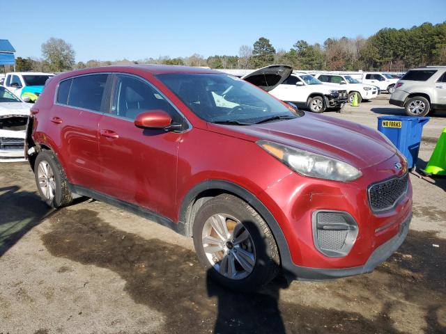  KIA SPORTAGE 2017 Бордовый