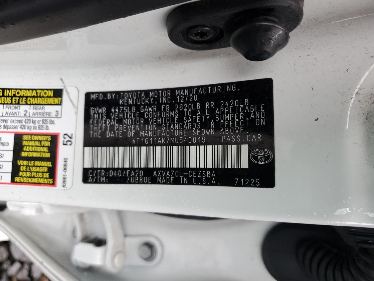 2021 Toyota Camry - Image 15