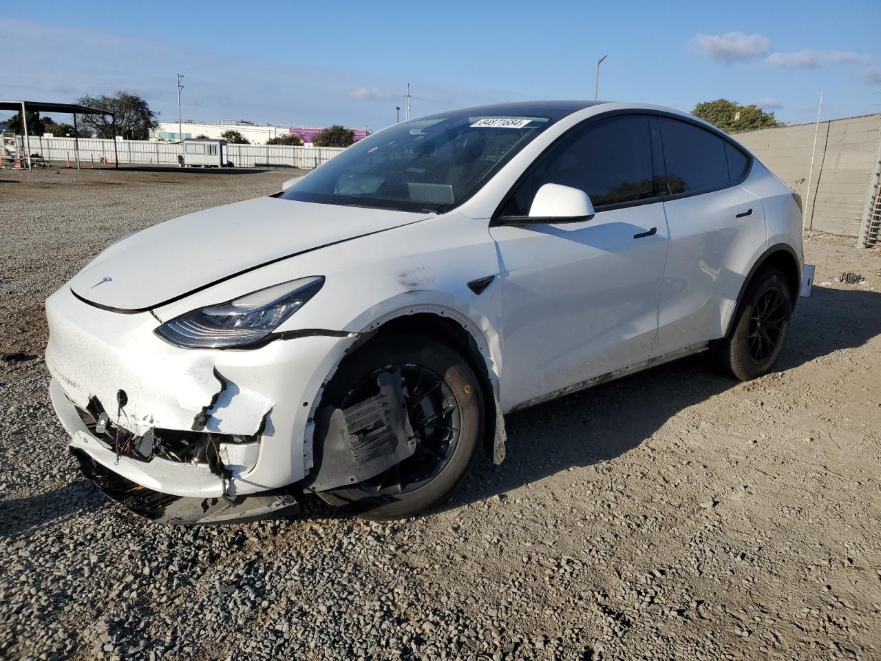 VIN 5YJYGDEE4MF087807 2021 TESLA MODEL Y no.1