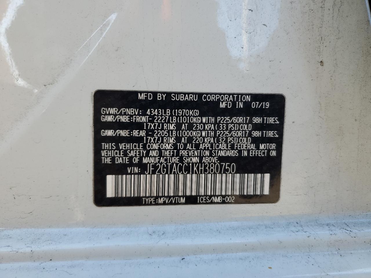 2019 Subaru XV - Image 12