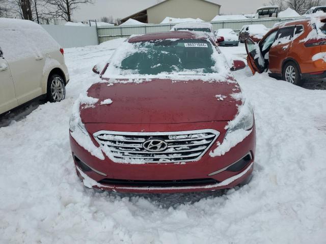  HYUNDAI SONATA 2015 Червоний