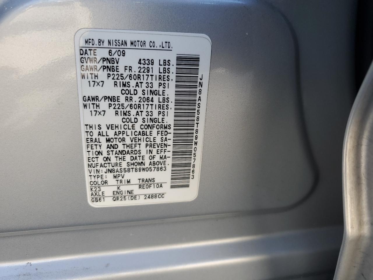 2009 Nissan Rogue - Image 13