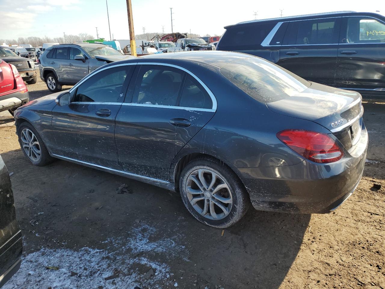 VIN 55SWF4KB4FU028147 2015 MERCEDES-BENZ C-CLASS no.2