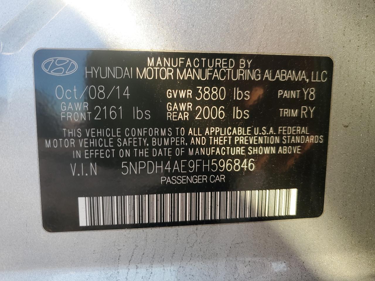 2015 Hyundai Elantra - Image 12
