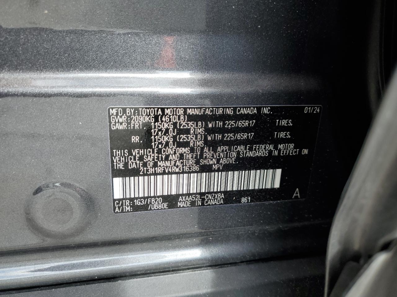 2024 Toyota RAV 4 - Image 12
