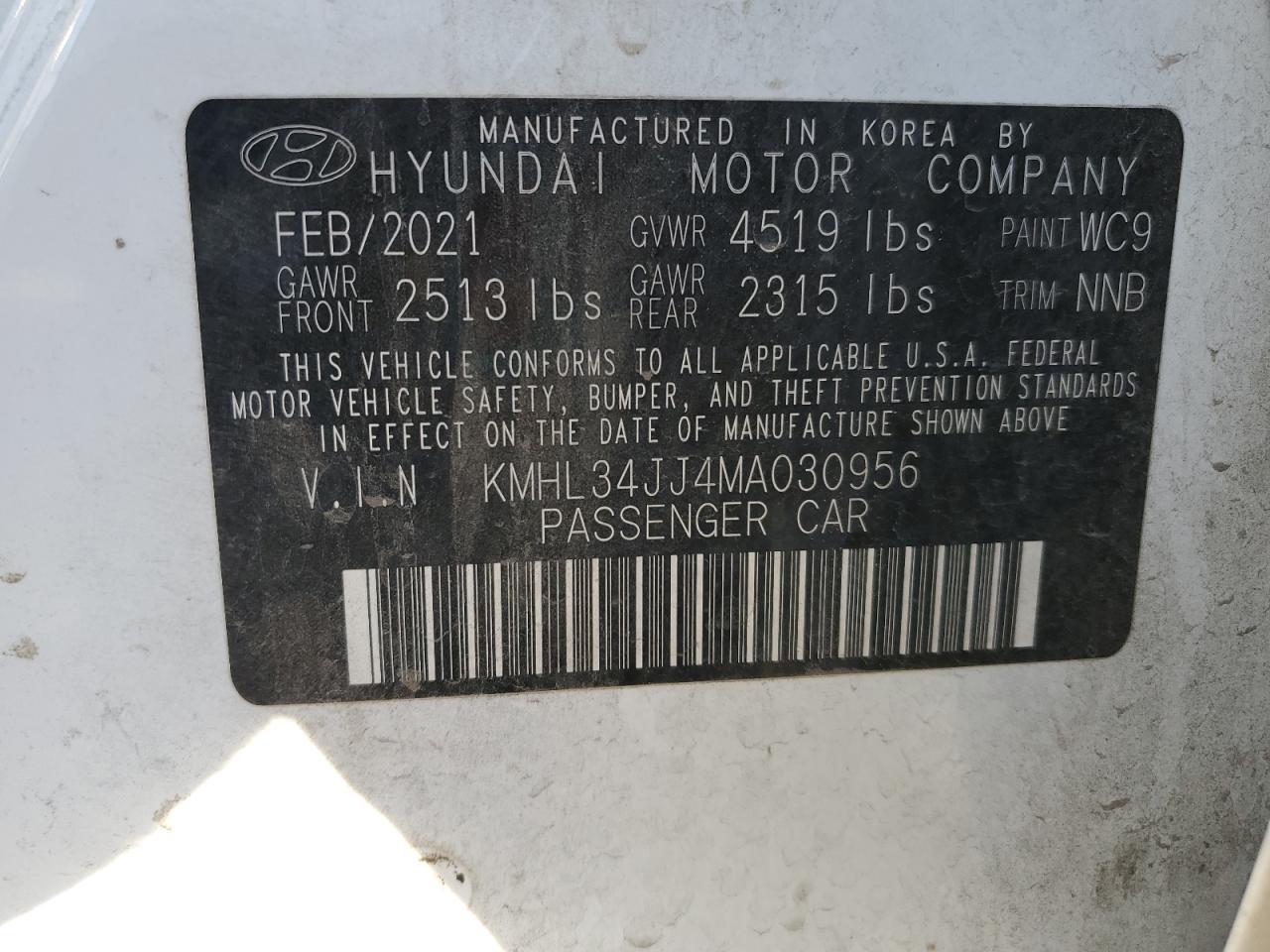 2021 Hyundai Sonata - Image 14