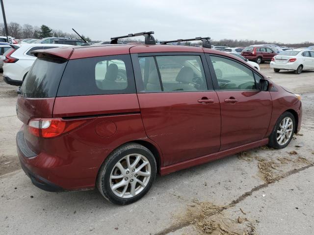  MAZDA 5 2012 Czerwony