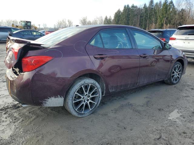  TOYOTA COROLLA 2017 Burgundy