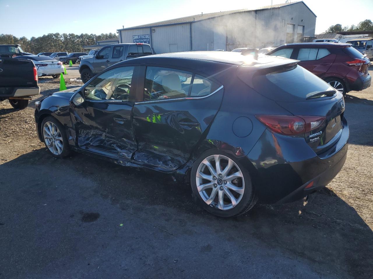 VIN JM1BM1M30E1208033 2014 MAZDA 3 no.2