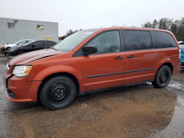  DODGE CARAVAN 2012 Orange