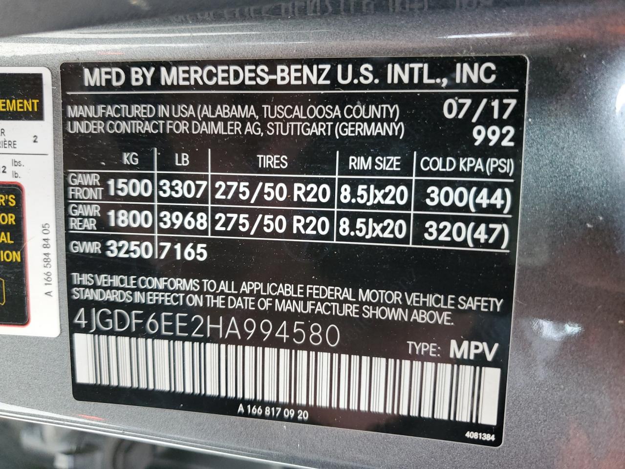 2017 Mercedes-Benz GLS-klasse - Image 14