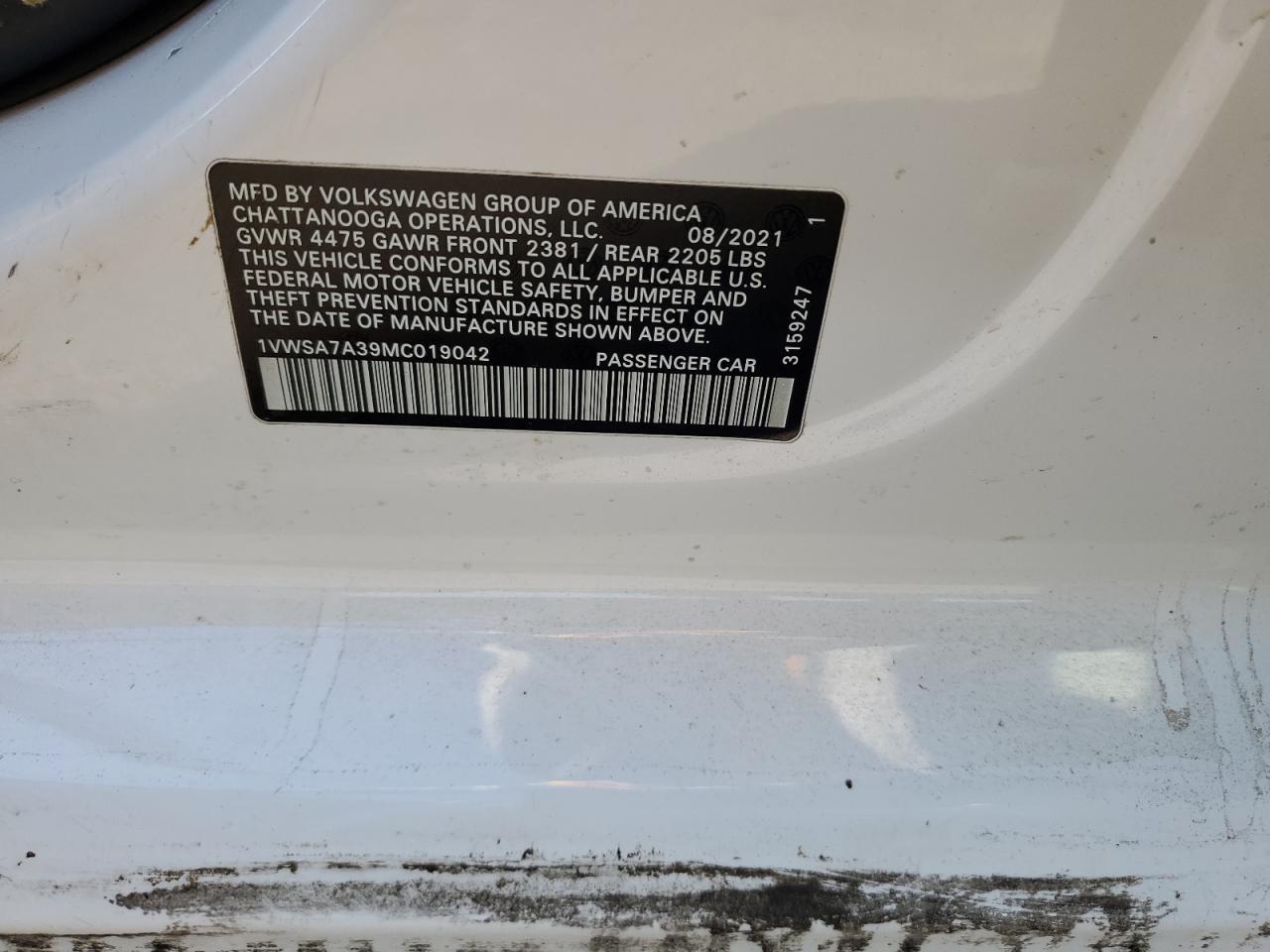 2021 Volkswagen Passat - Image 13