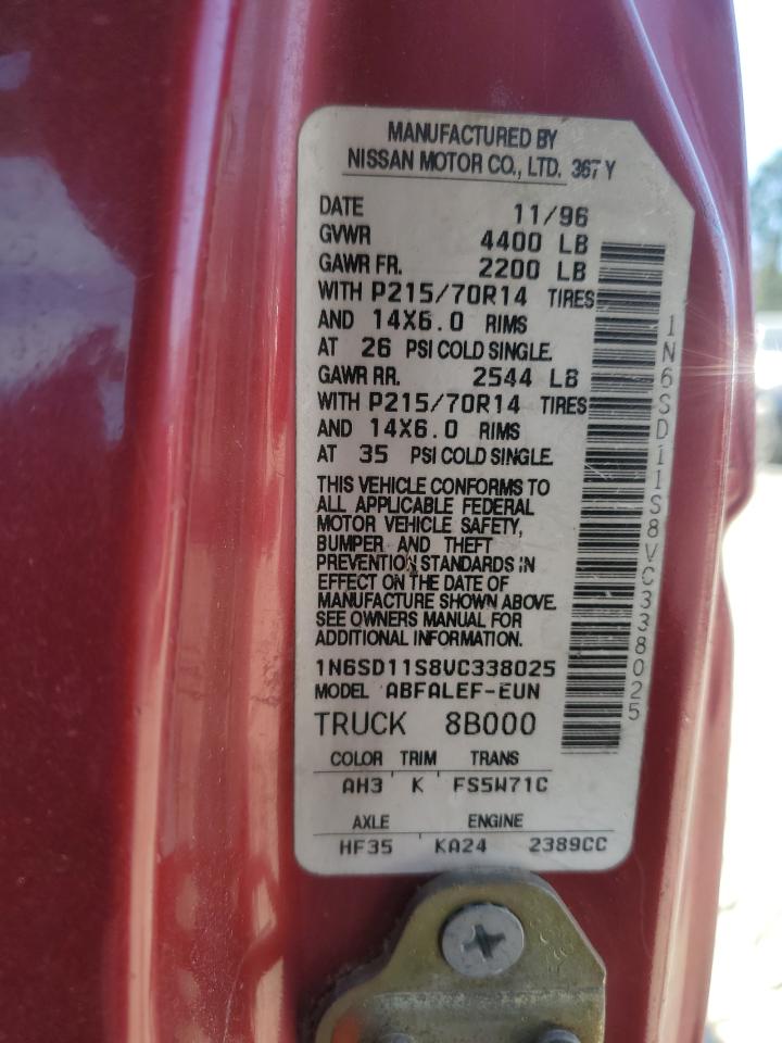 1997 Nissan Truck Base VIN: 1N6SD11S8VC338025 Lot: 83247894
