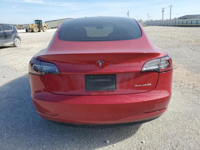  TESLA MODEL 3 2019 Красный