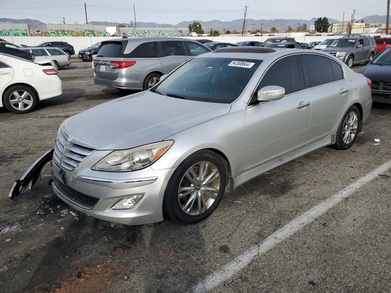 2013 Hyundai Genesis 3.8L VIN: KMHGC4DD6DU223633 Lot: 84308664